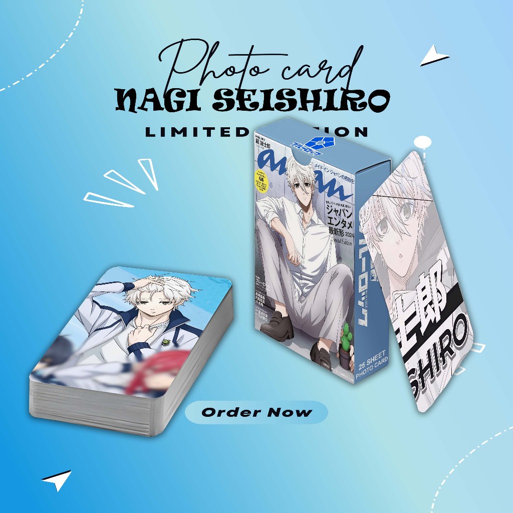 PHOTOCARD SET NAGI SEISHIRO BLUE LOCK  PREMIUM 25 SHEET
