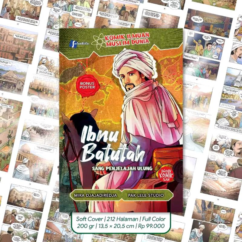 READY BONUS POSTER Komik Ibnu Batutah Sang Penjelajah Ulung