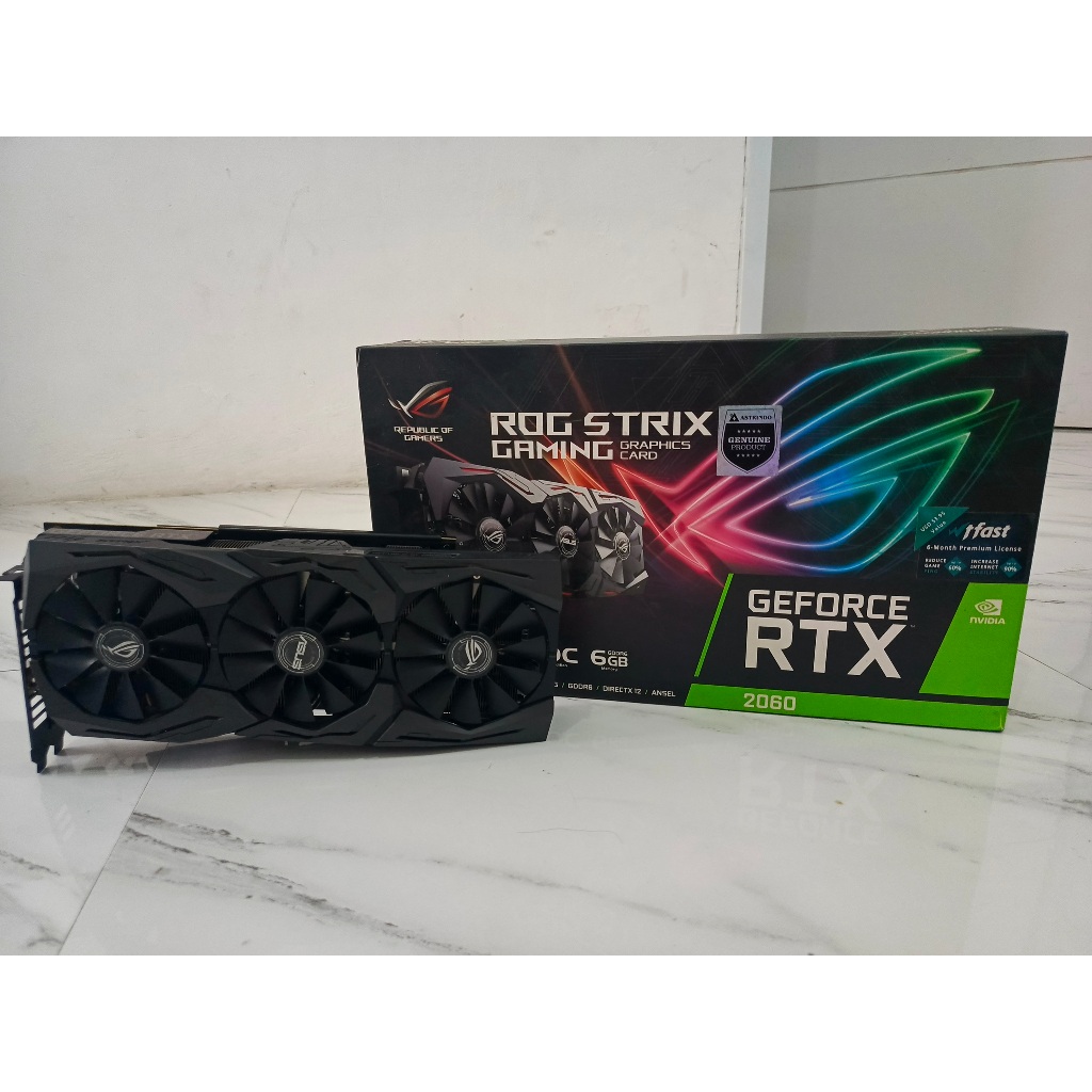 VGA Asus RTX 2060 6GB ROG Strix Fullset