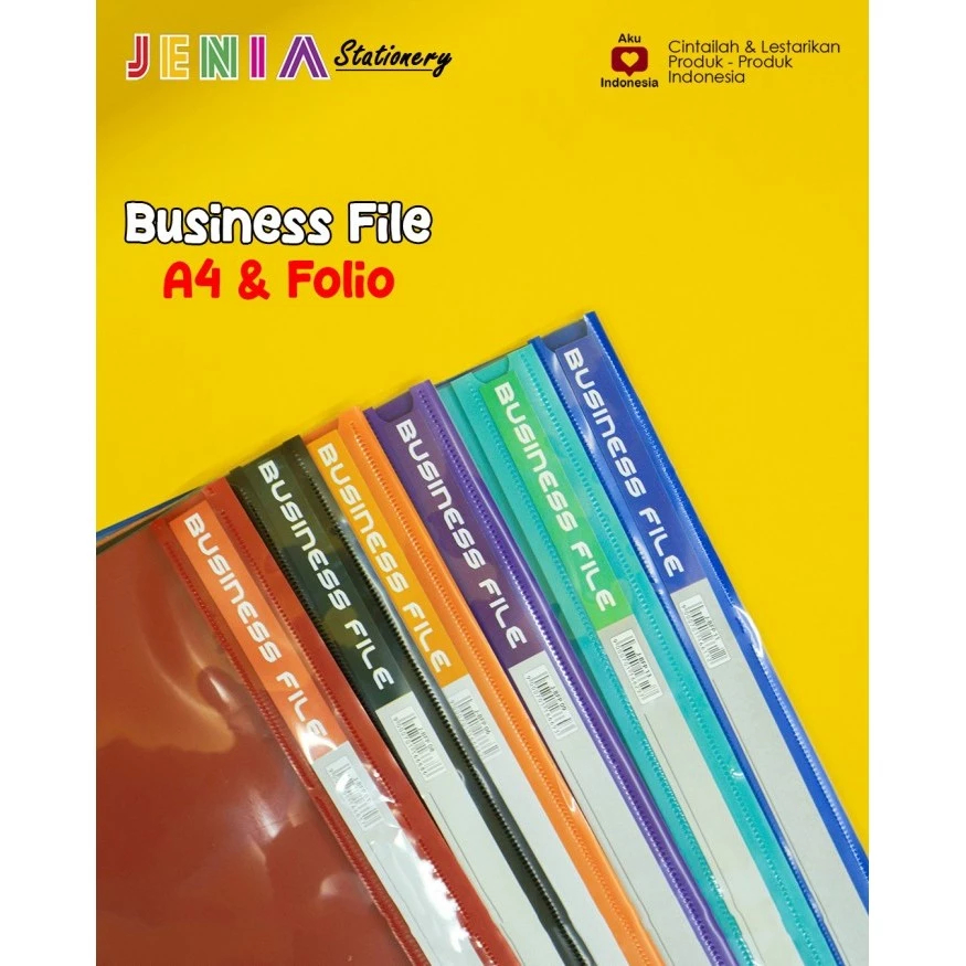 

(1 Pcs) JENIA Map Plastik / Bussines File / Bisnis File Folio F4