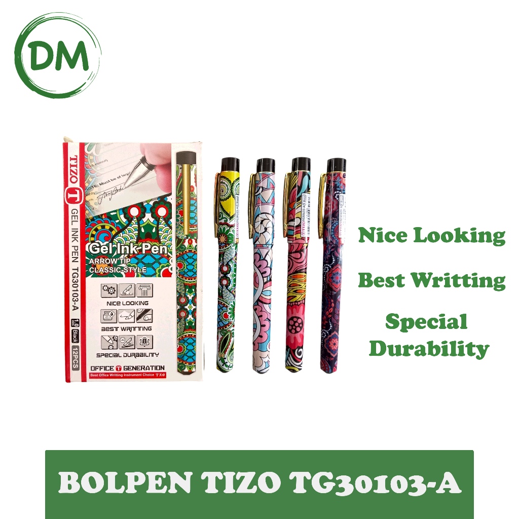 

bp Bolpen Gel Tizo TG30103-A / TG30103-A Gel Pen 1.0mm