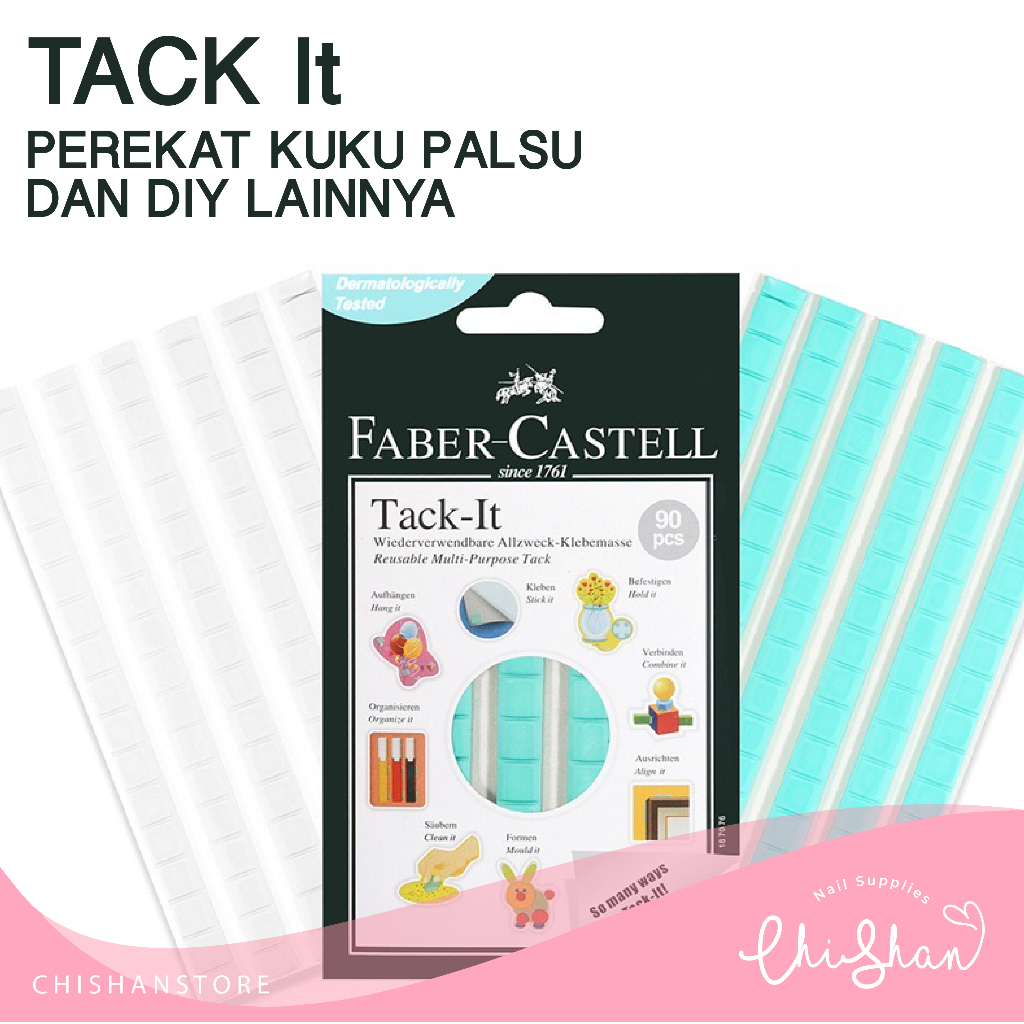 

REUSABLE NAIL CLAY GLUE TACK IT PEREKAT MULTIFUNGSI