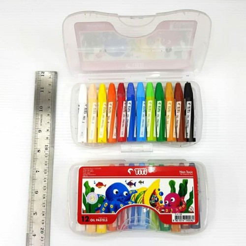 

Crayon Titi isi 12 oil pastels/ krayon minyak/ krayon anak isi 12 warna/ krayon sekolah