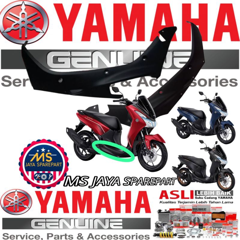 COVER UNDER DEK BAWAH SAMPING PIJAKAN KAKI LEXI 125 KANAN/KIRI ORIGINAL YAMAHA B3F-F8385-00 B3F-F839