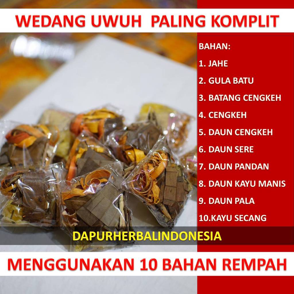 

WEDANG UWUH PALING ENAK NOMER 3 SE INDONESIA - HARGA PER 1 PCS