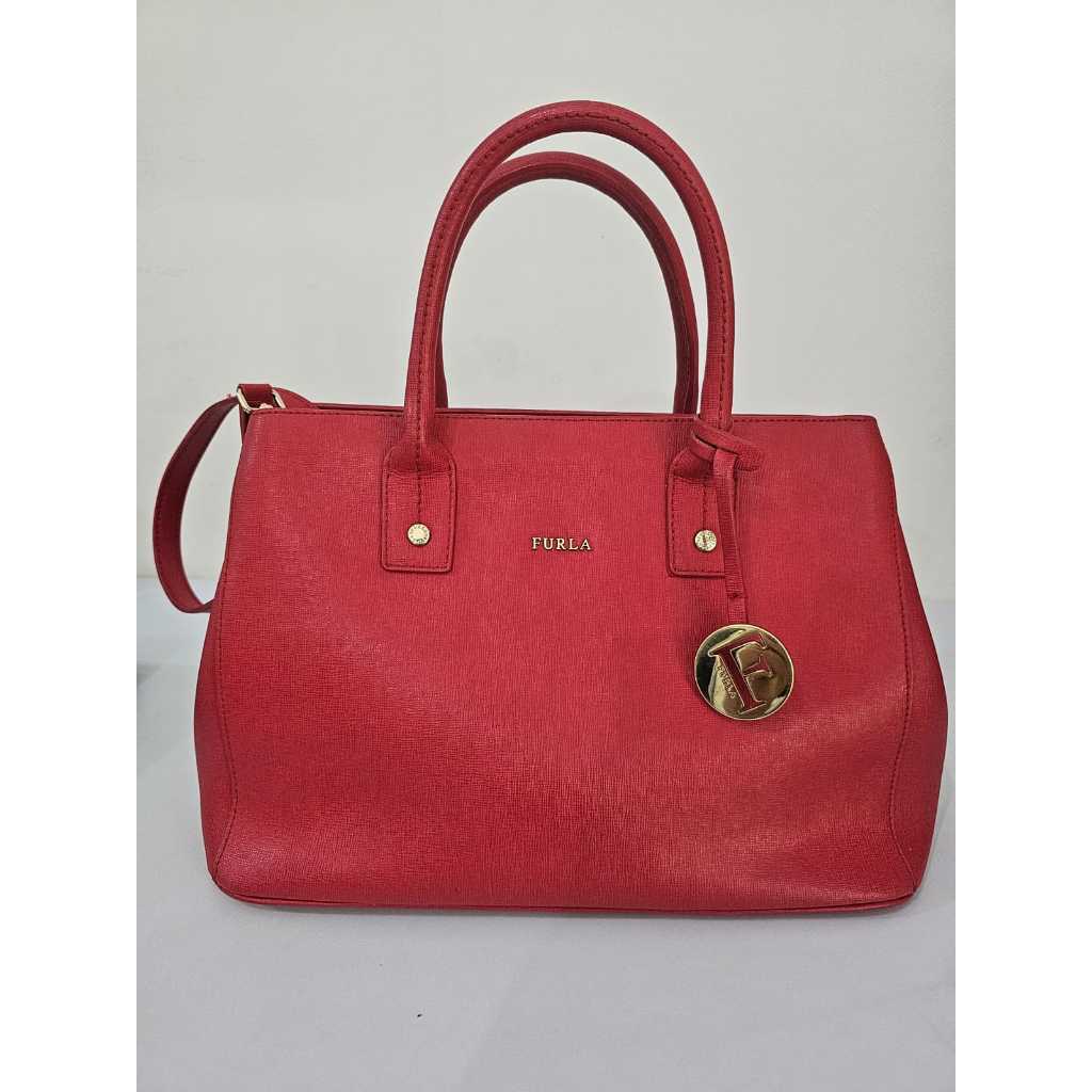 Preloved Tas Furla Merah Original