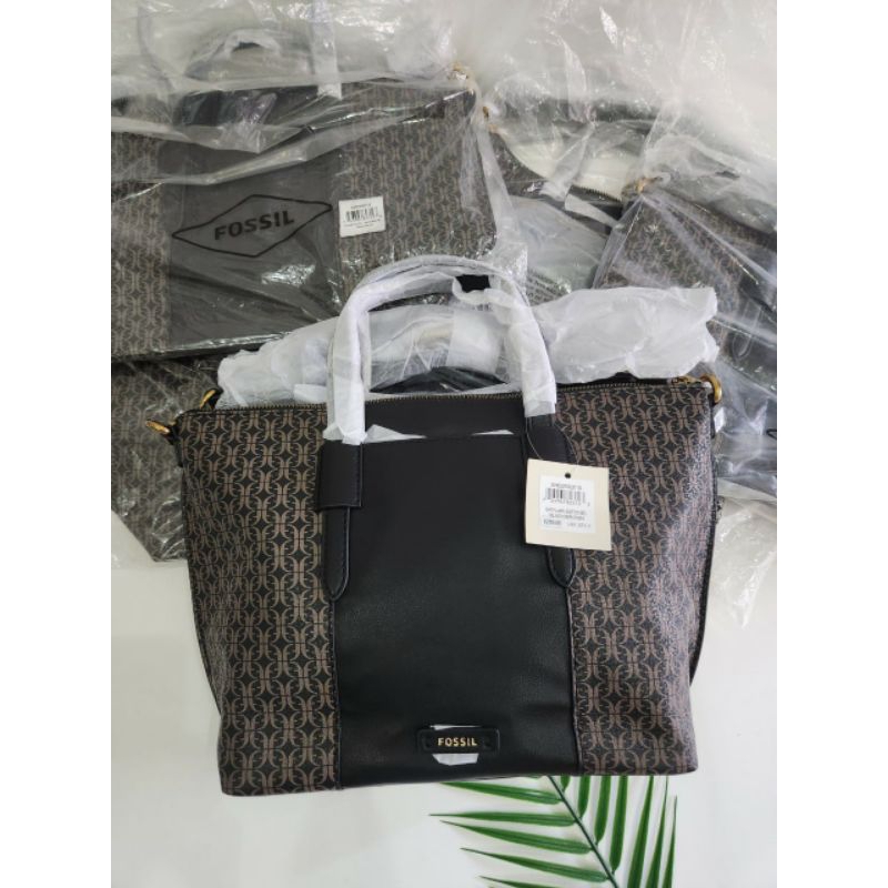 Tas Wanita FossilOriginal Skylar satchel brown black