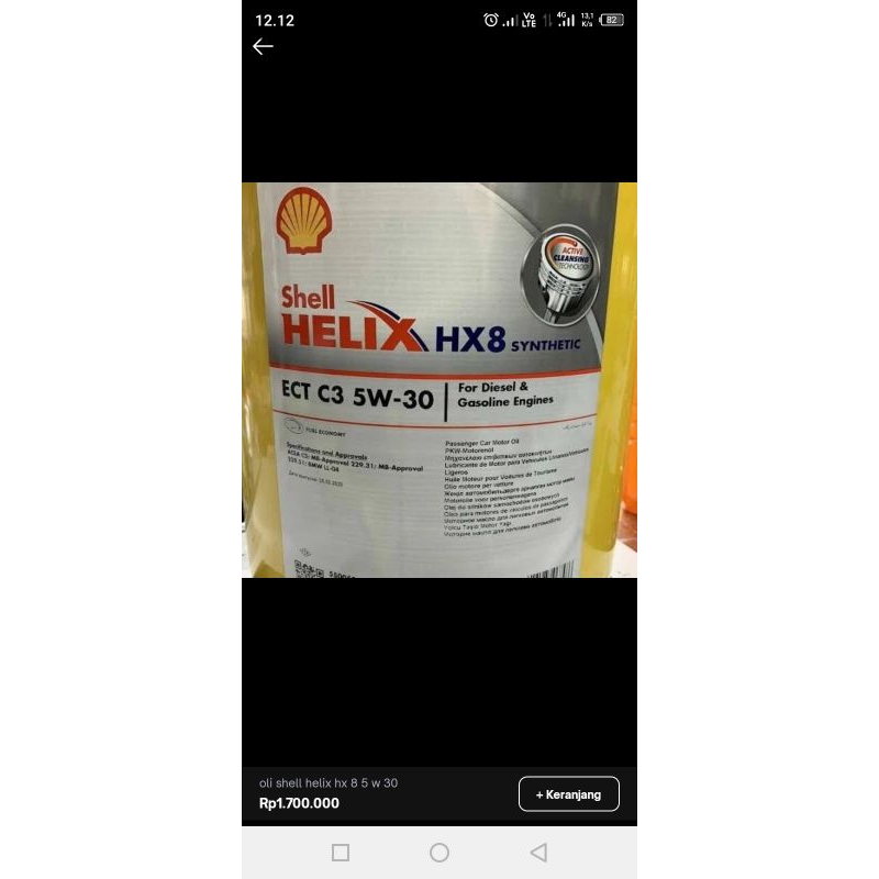 Shell Helix ECT 5w30