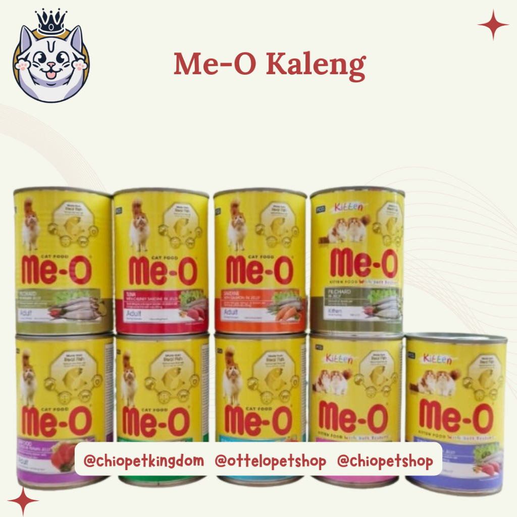 Me-O Kaleng / Makanan Basah Meo Kaleng / Meo Kaleng Adult / Meo Kaleng Kitten