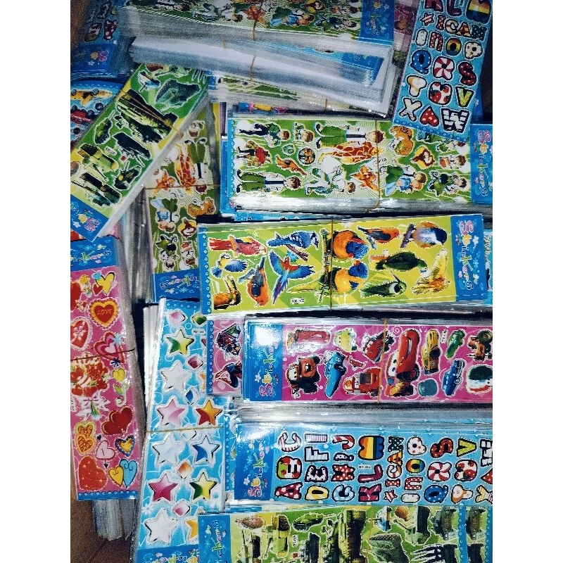 

50 Pcs Stiker Pendek Motif