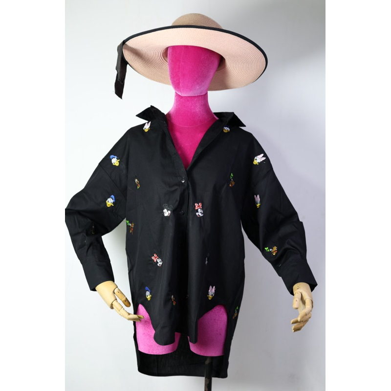 Kemeja Bordir Wanita Donal Duck Disney