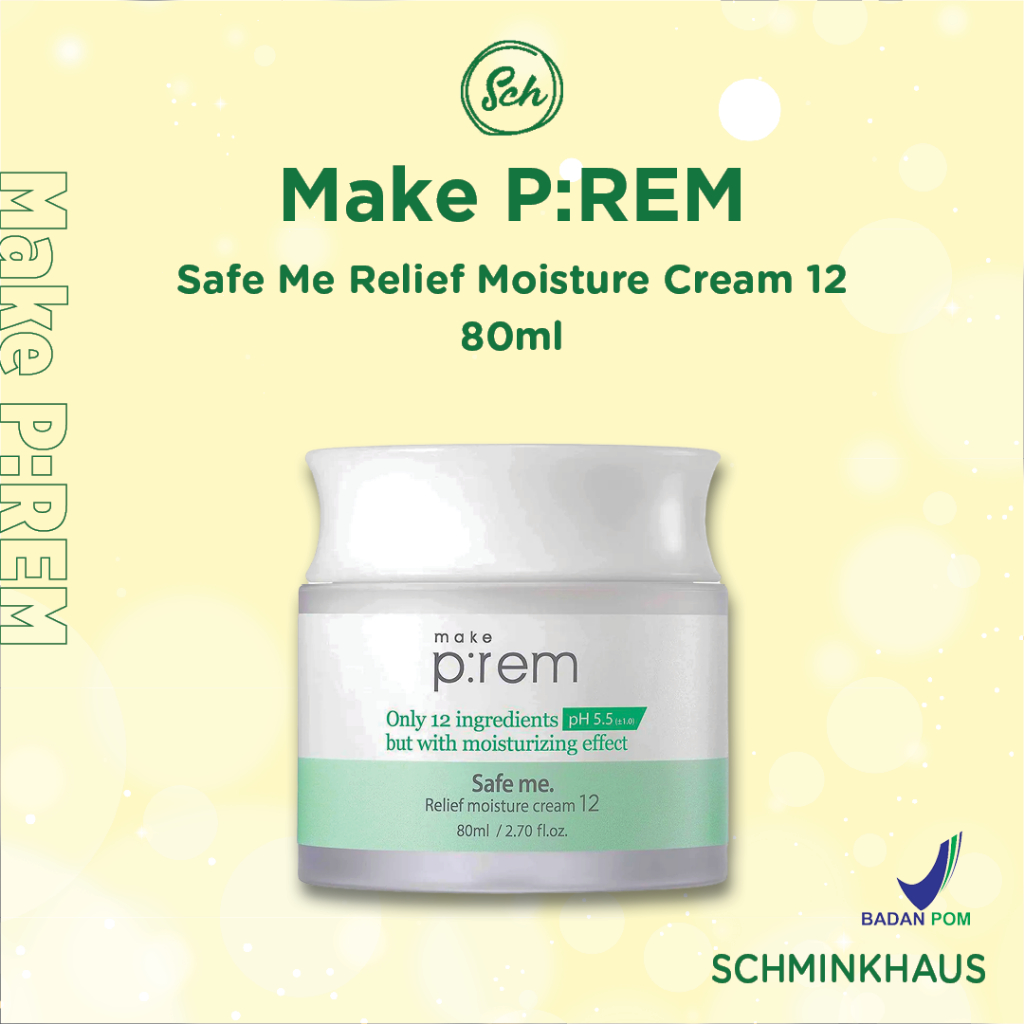 [BPOM] Makeprem / Makep:rem / Make prem Safe Me Relief Moisture Cream 12