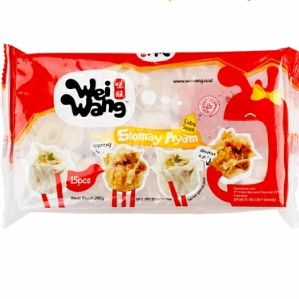 

WEI WANG SIOMAY AYAM ISI 15 PCS BERAT BERSIH 260 Gr