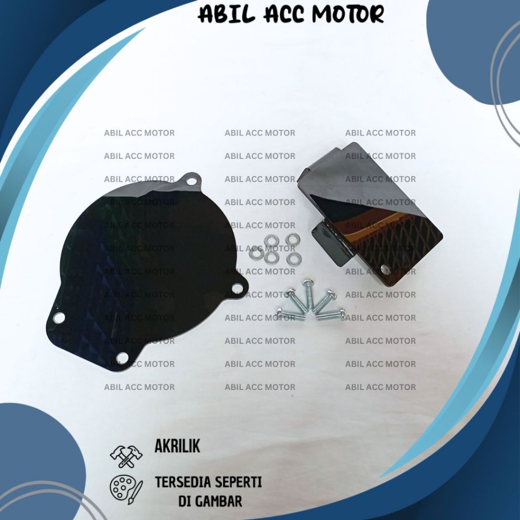 TUTUP COVER CVT AEROX OLD COVER CVT AEROX AKRILIK HITAM