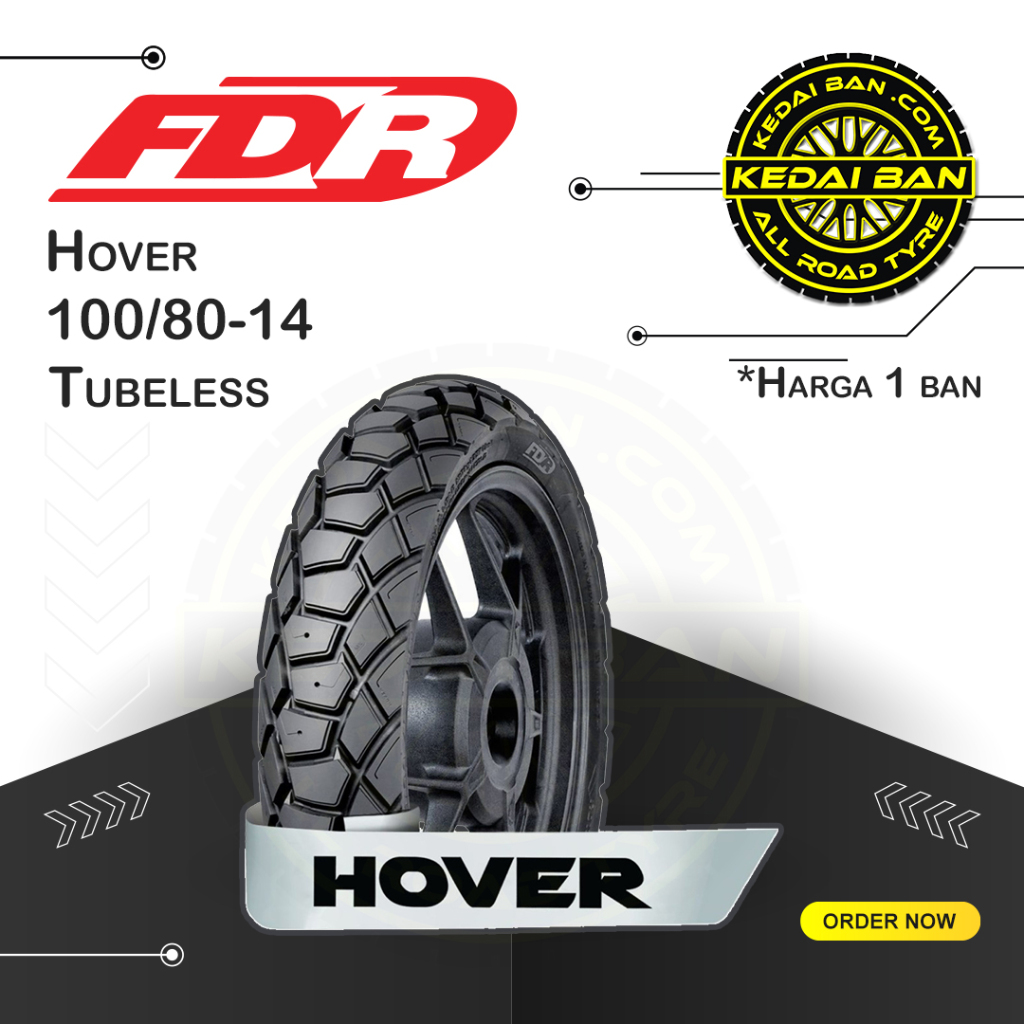 Ban FDR Hover TL 100/80-14