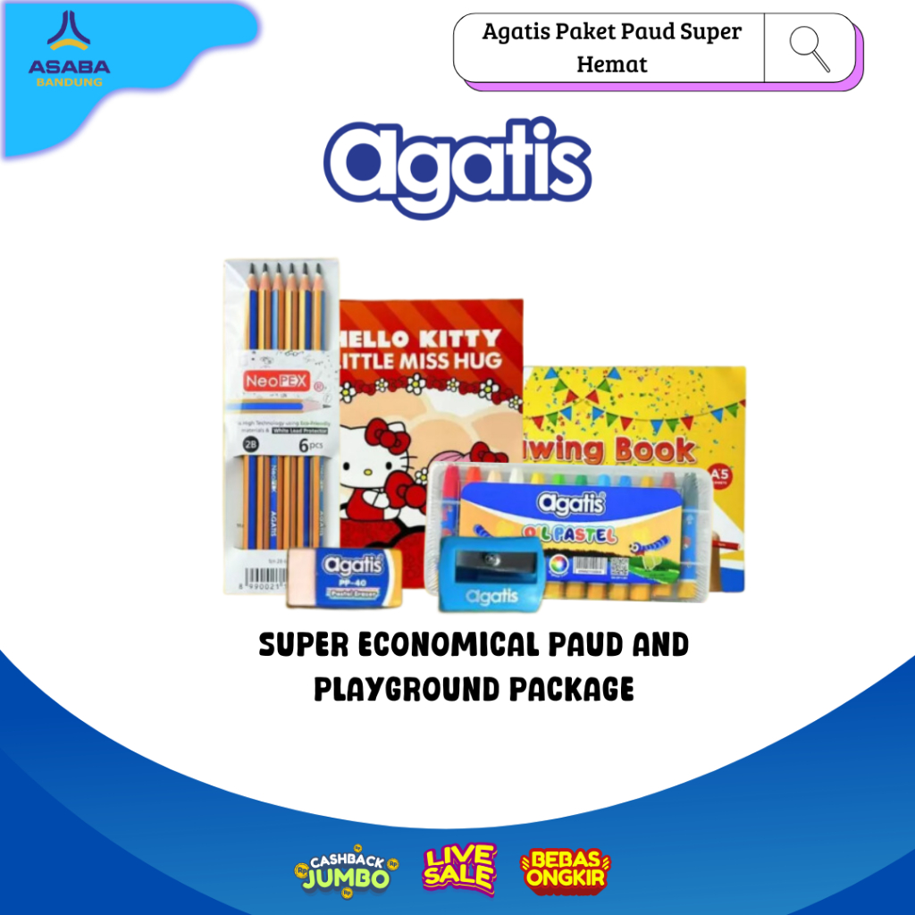 

Asaba Bandung - AGATIS Stationery - Paket Paud Super Hemat