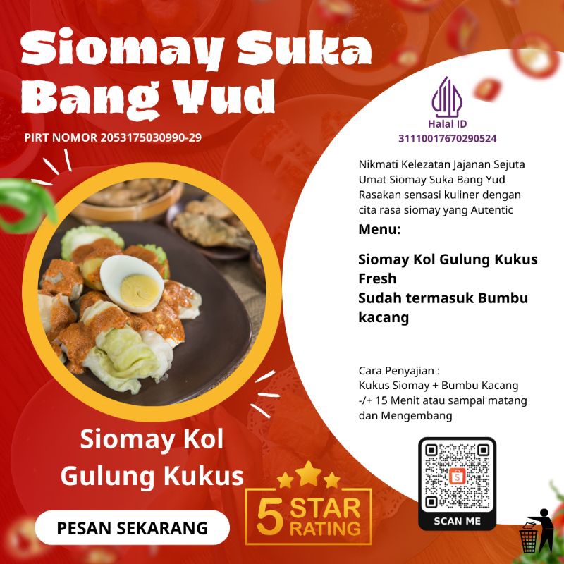 

Siomay Kol Kukus Per Pcs | Siomay Suka Bang Yud | Siomay Kribo Rawamangun
