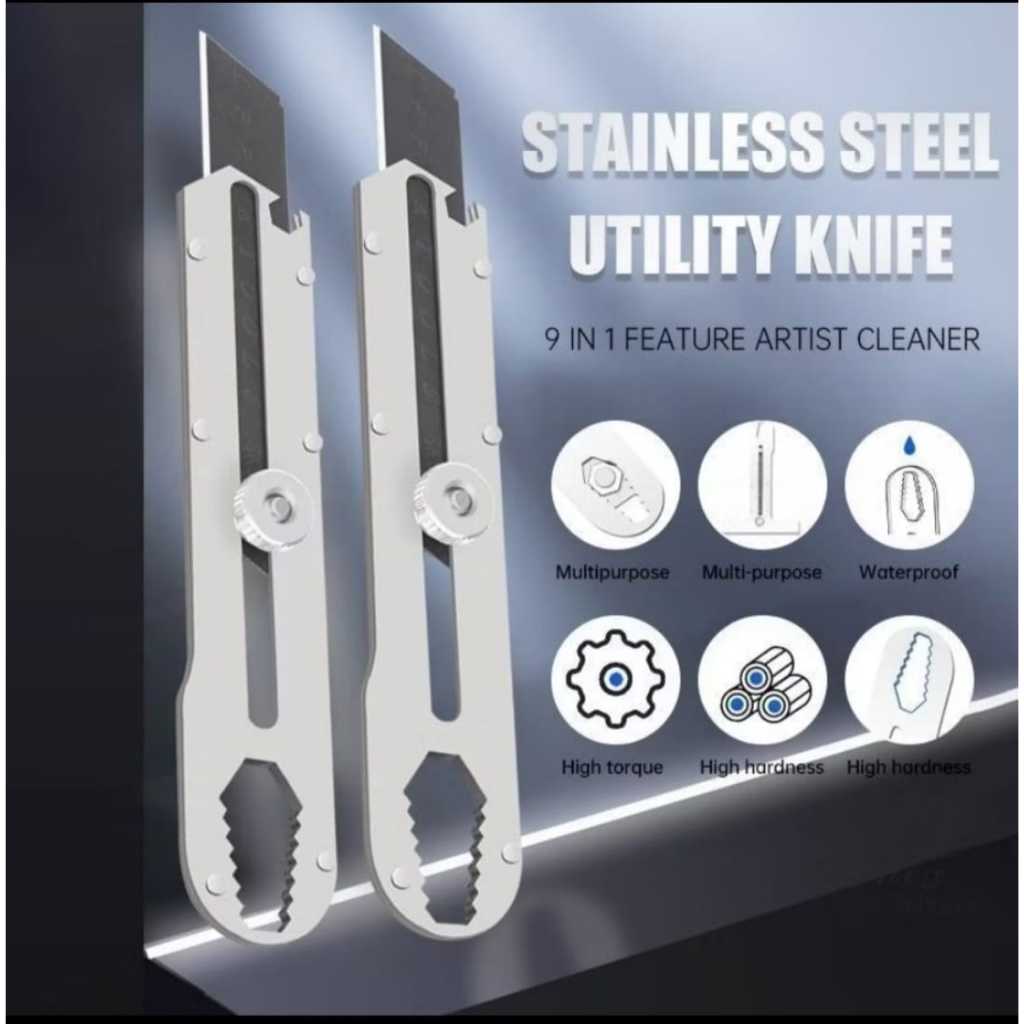 

Cutter Besi Stainless Steel Baja Anti Karat 6 in 1 Kater Pemotong Serbaguna