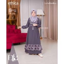 GAMIS ANAK ETHICA KAGUMI KIDS 143 DAN KOKO ANAK KAHFI KIDS 198 SUNSET PURPLE