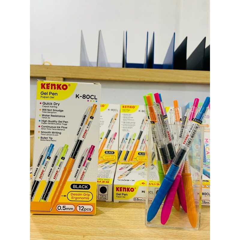 

Pena Gel Kenko K-80CL / Pena Tinta Hitam