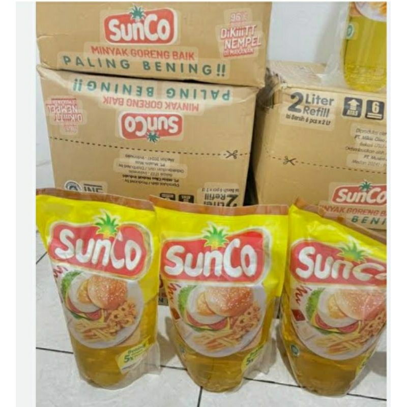 

minyak sunco 2liter 6 pcs.cashback