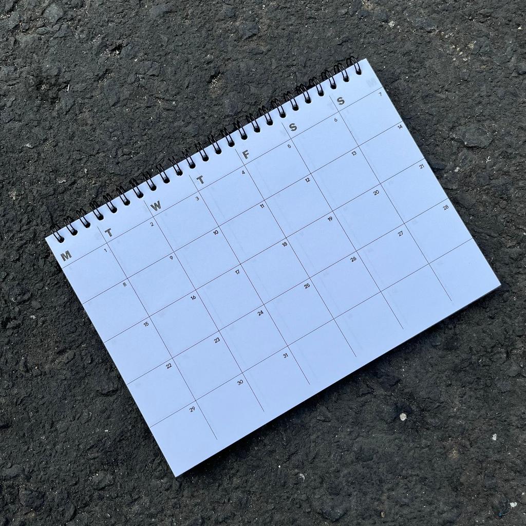 

[ TOOKE ] Planner Harian / Agenda / Notebook / Journal / Weekly / Daily / table to-do-list Kraft Cover Spiral