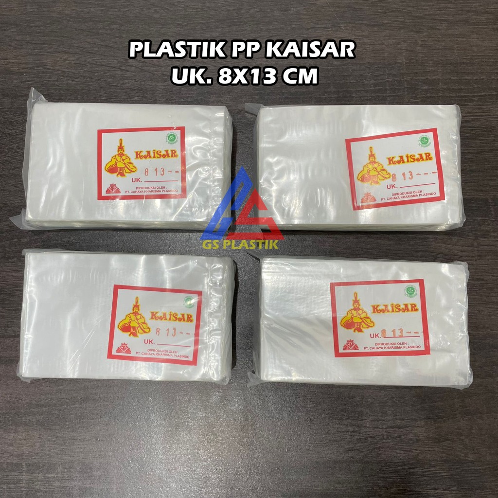 Plastik PP Ukuran 8x13 cm Kaisar