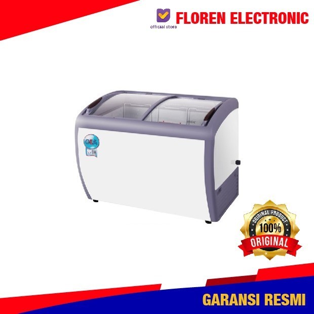 Gea Curve Sliding Glass Freezer SD-260BY / SD 260 BY