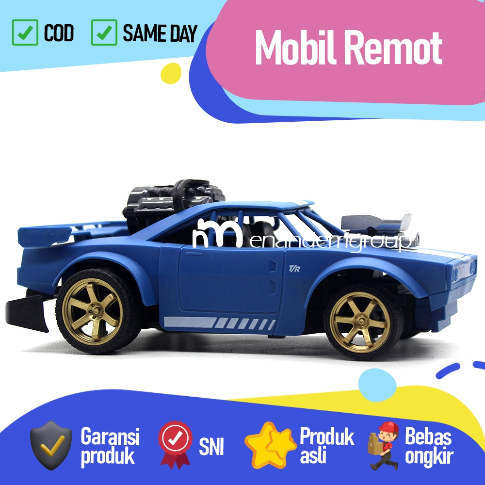 RC Mainan Mobil Remot Kontrol Sedan Balap Muscle Car Asep