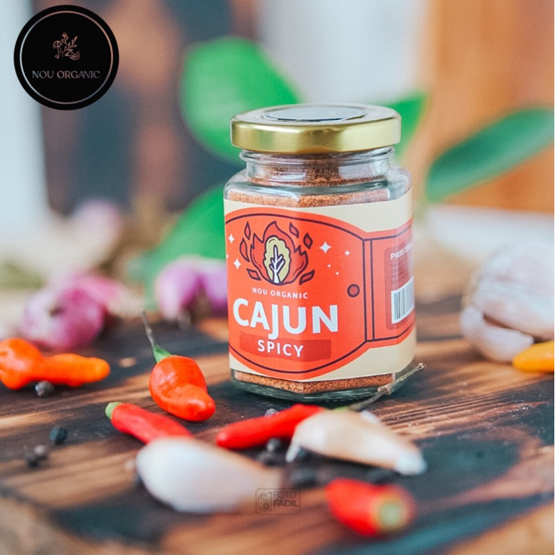 

Nou Organic Dry Rub House Blend Bumbu Marinasi Cajun Spices Rendah Lemak Seasoning Barbeque Grill