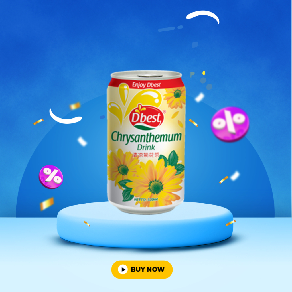 

D'best Minuman Kaleng Sari Bunga Krisan 320ml