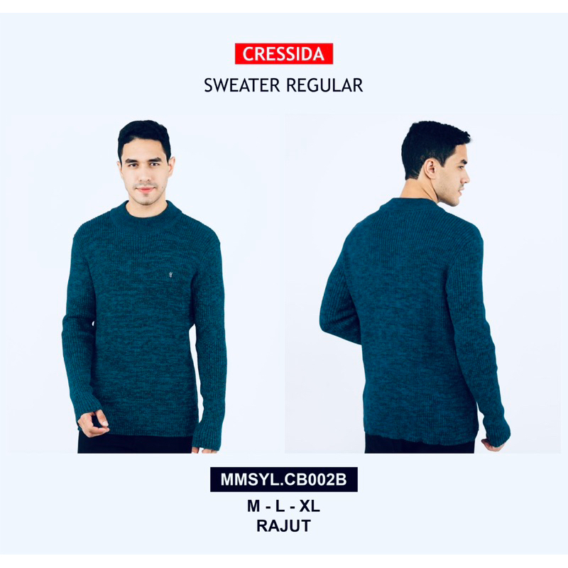 SWEATER RAJUT PRIA CRESSIDA 100% ORIGINAL