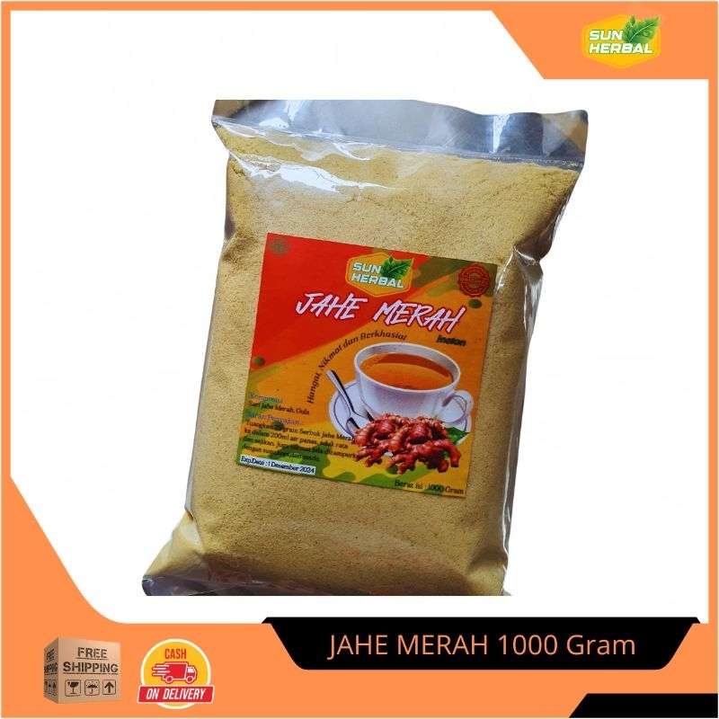 

JAHE MERAH Instan 100% tanpa pengawet (SunHerbal) 1 Kg