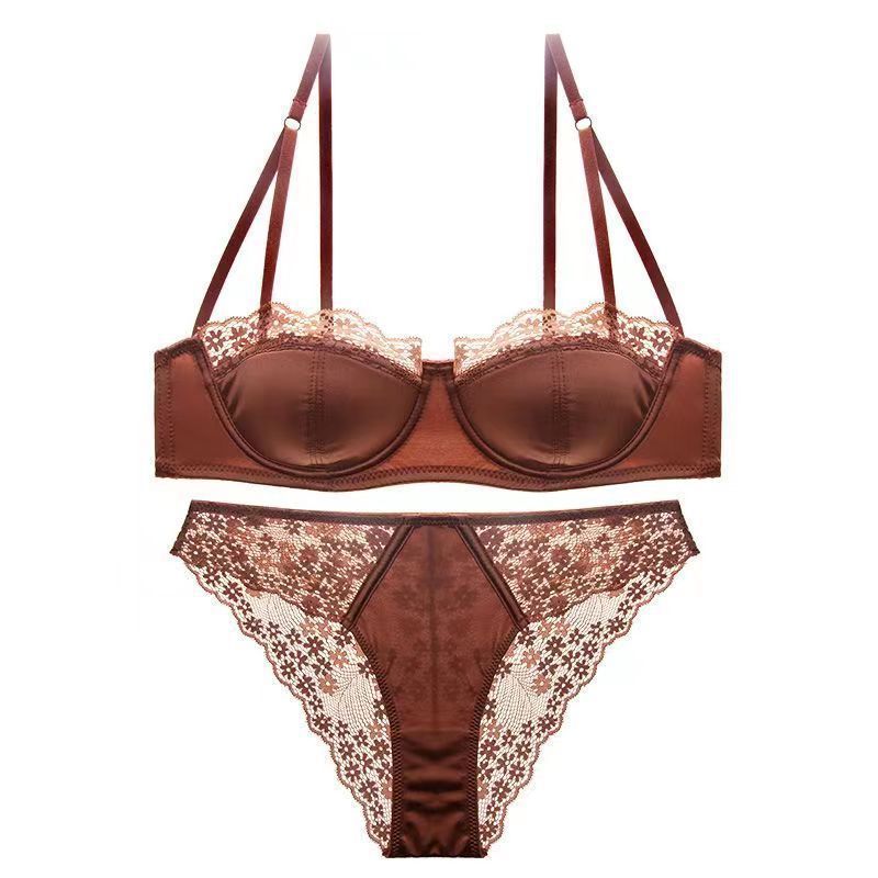 PENAWARAN TERBATAS BEVERLY JEAN - Estelle BRA SET Setelan Bra + CD Lace Renda Sexy Transparan