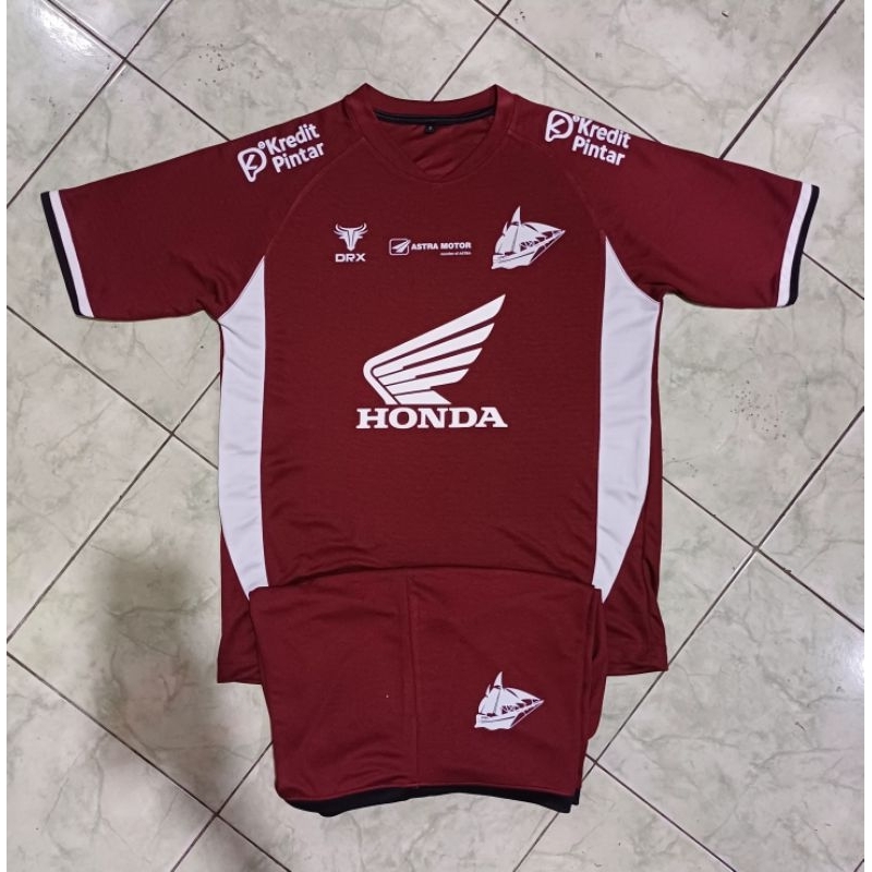 Jersey Terbaru Home PSM MAKASSAR 2024/2025 logo Kapal Phinisi