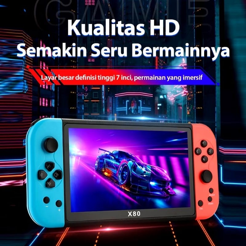 INSTAN Gameboy Konsol Game PSP X7 Layar Besar Termurah