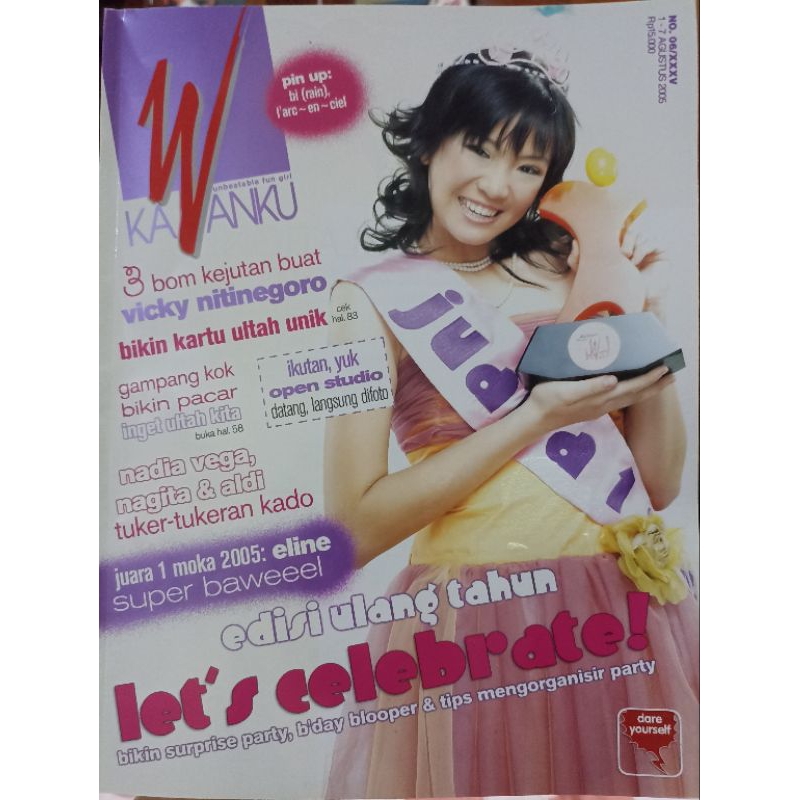 (PRELOVED) MAJALAH KAWANKU NO. 06 EDISI ULANG TAHUN AGUSTUS 2005