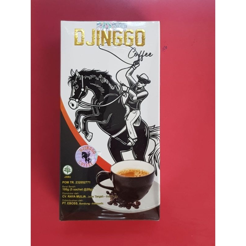 

DJINGGO COFFEE KOPI KESEHATAN MEMBANTU MEMELIHARA STAMINA PRIA 1 BOX ISI 5 SQCHET