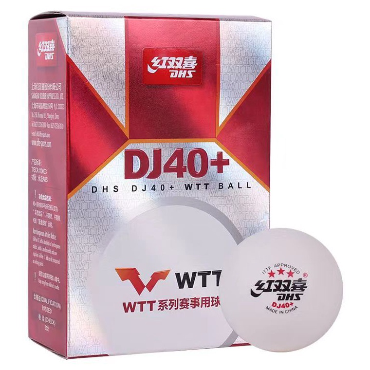Banyak Dipakai Bola Pingpong DHS DJ4 WTT Original Tenis Meja Isi 6