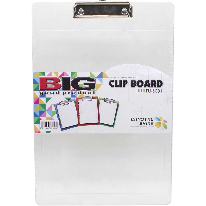 

Clipboard BIG Papan Jalan Papan Ujian Putih Bening Transparan F4 Folio 500