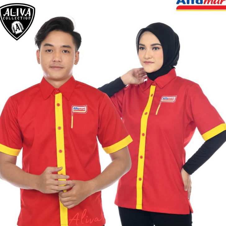 Kemeja Seragam Kerja Pria Wanita Baju Profesi Karyawan Seragam Baju Karyawan Baju