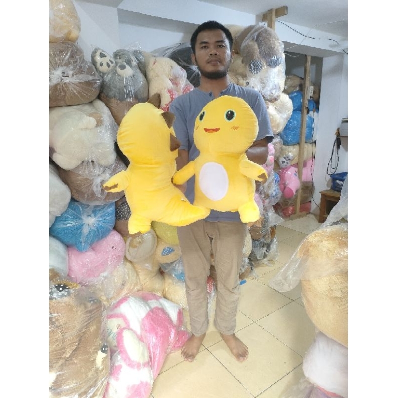 Boneka dino/nailong kuning