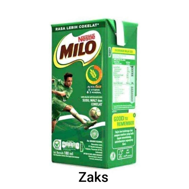 

Milo kotak uht 180ml