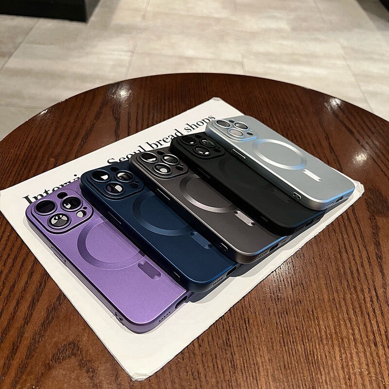 Promo Terbaru Crashstar Magsafe Magnetic Matte Silicone Soft Phone Case For Iphone 17 16 15 14 Pro