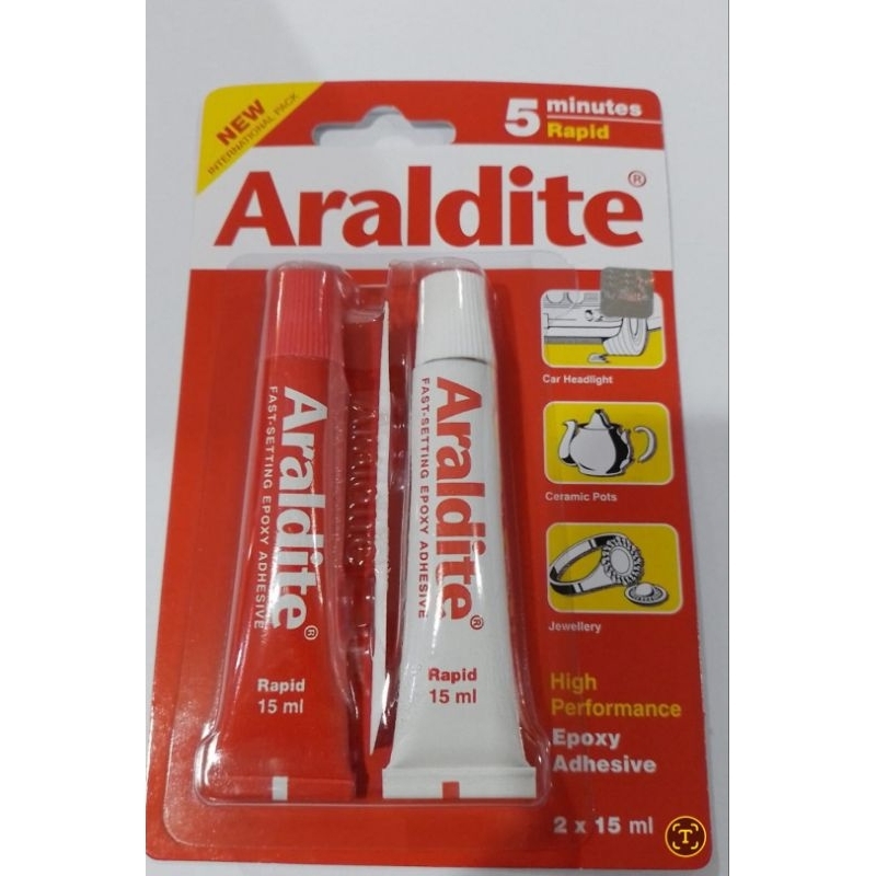 

LEM ARALDITE 5mnt,epoxyadhesive,2x15 ml