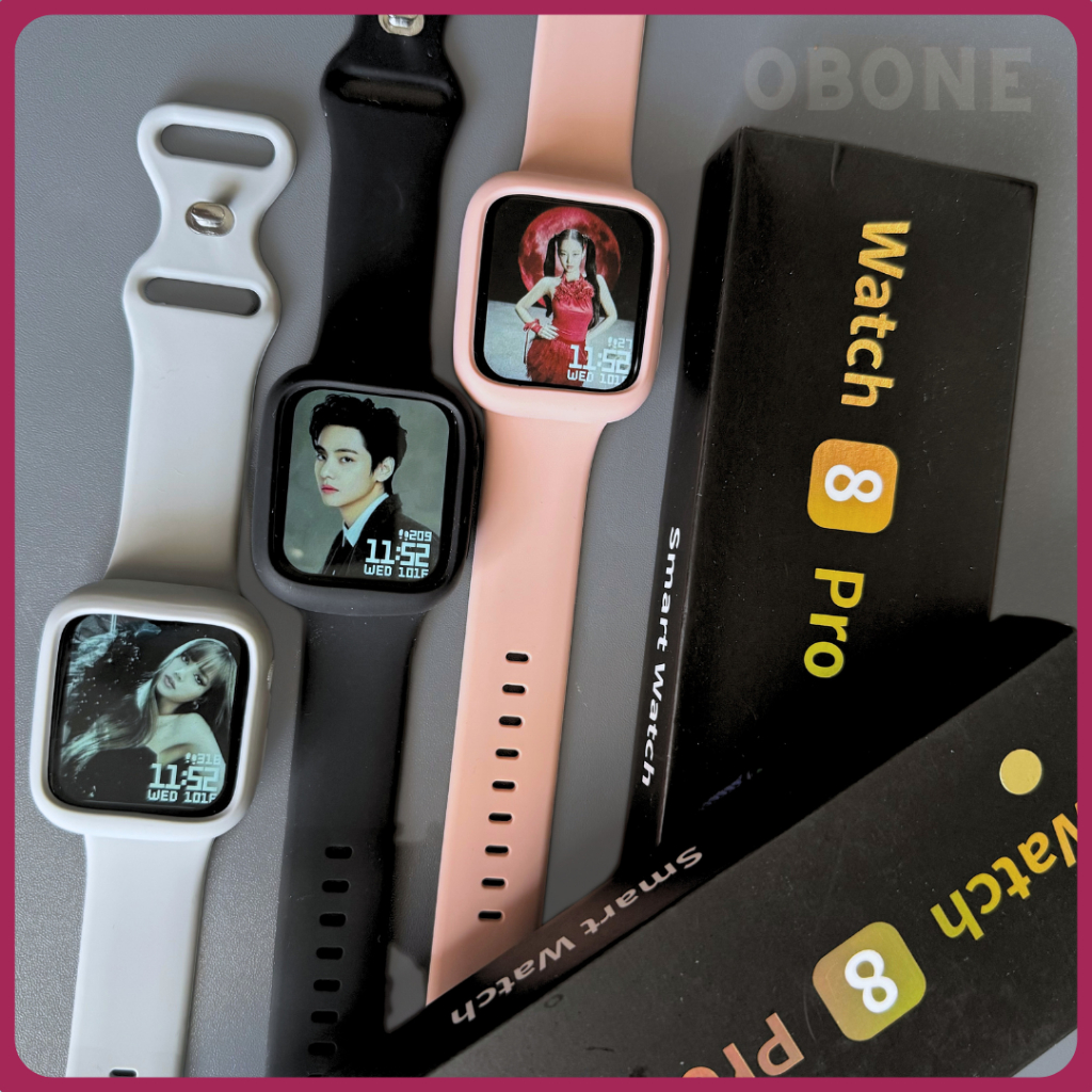 Smartwatch 8 Pro Jam Tangan Watch 8 pro Ganti Wallpaper Kalkulator Notifikasi Bluetooth Musik Call