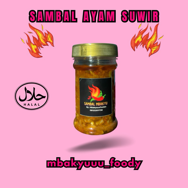 

ReadyStock Sambal Ayam Suwir Rasa Nampol By MbakyuFoody