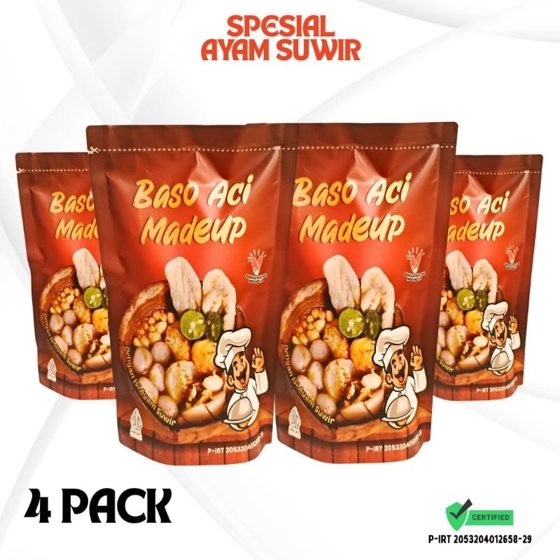 

bado aci premium ayam suwir paket 4 pcs