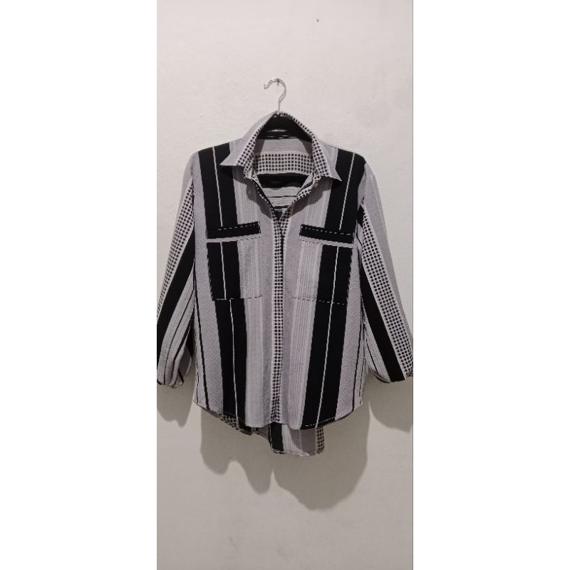 PRELOVED KEMEJA SALUR/BLOUSE SALUR