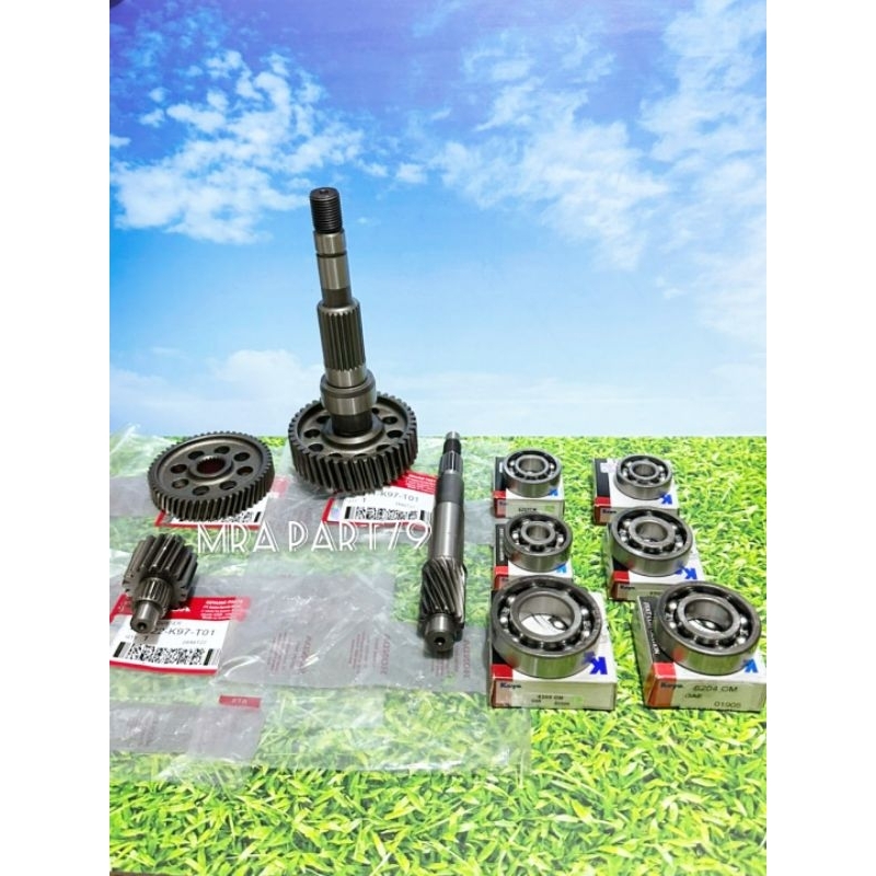 RASIO GEAR BOX GARDAN SET 4PCS+6PCS BEARING RASIO KOYO JAPAN PCX 150 CBS/ABS ADV 150 CBS/ABS TH (201